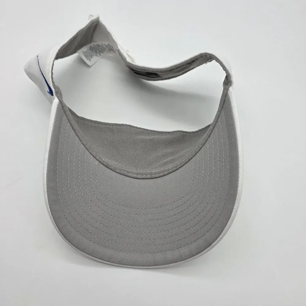Nike Duke Blue Devils Dri-FIT White Golf Visor Adjustable NCAA One Size